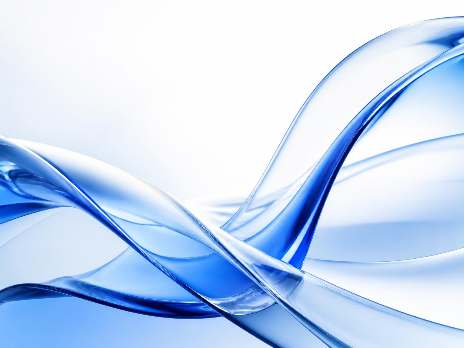 Abstract blue glass ribbons representing Anthronyx digital product engineering